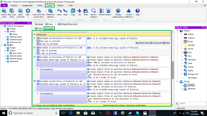 City Race 3D Game Build Using gdevelop